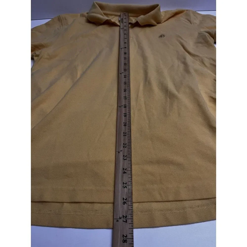 Brooks‎ Brothers 346 Men's Polo Shirt Size XL Yellow Original Fit 100% Cotton
